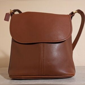 Coach Whitney Vintage 4115 Beautiful Leather English Tan Crossbody/Shoulder Bag